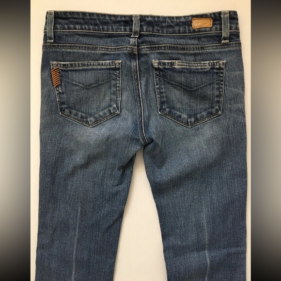 Paige Laurel Canyon Jeans Women’s Sz 27 Blue Low Rise Bootcut Medium Wash - Picture 6 of 9